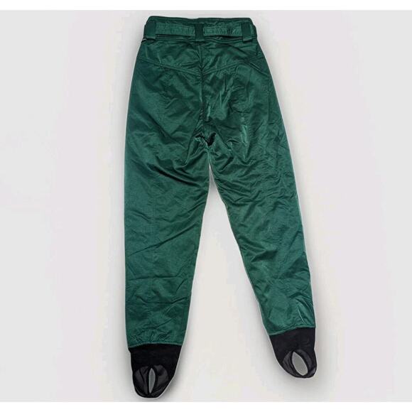Obermeyer Stiletto T Thermolite Insulated Ski Pants Retro Green Size 10 Tall - Picture 2 of 14
